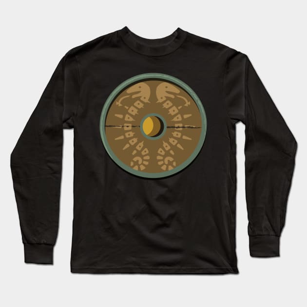 Traveler's Shield Long Sleeve T-Shirt by Kalepanic